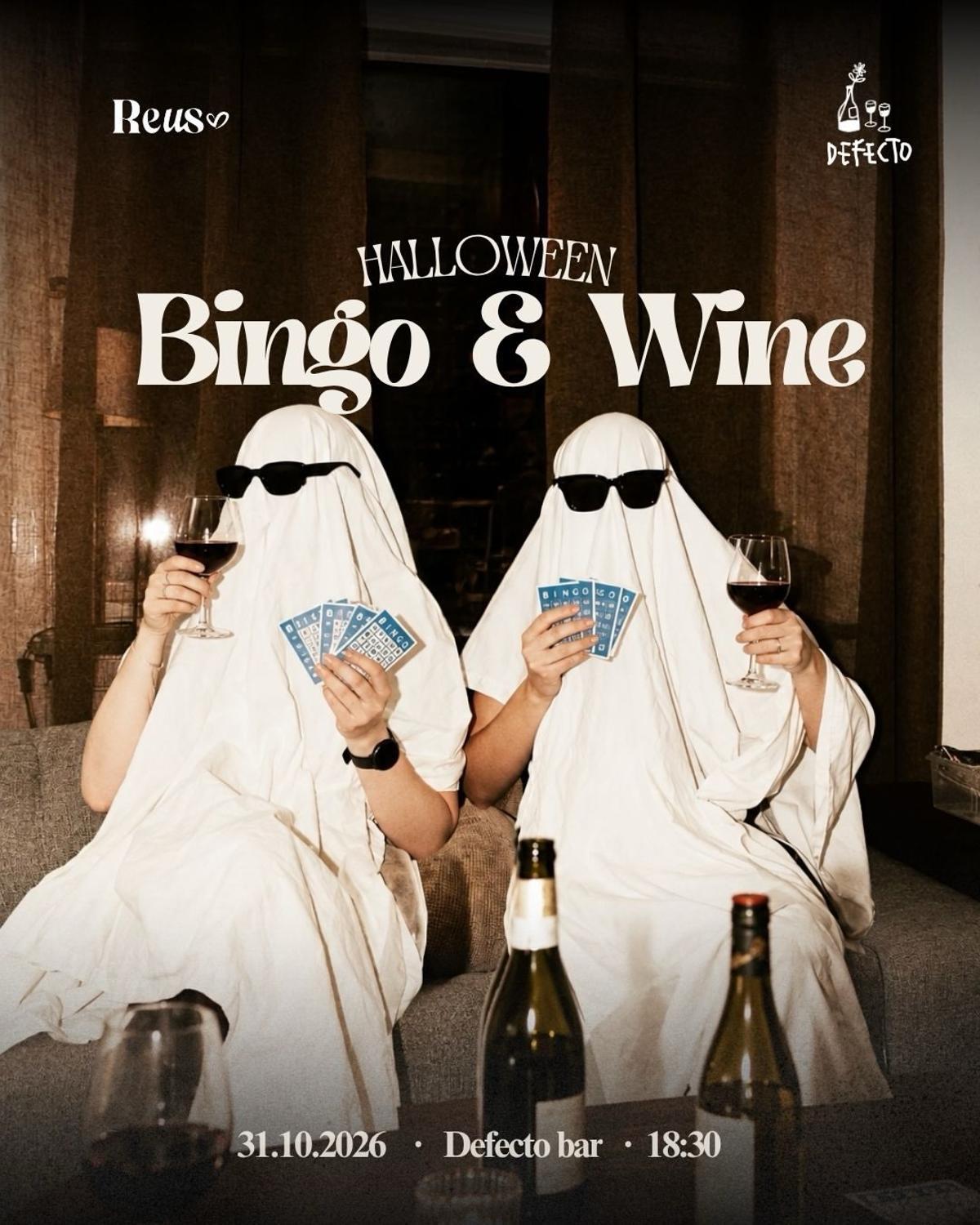 Halloween Bingo & Wine 🕸️