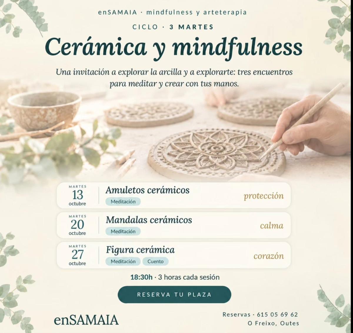 Taller de Cerámica y mindfulness