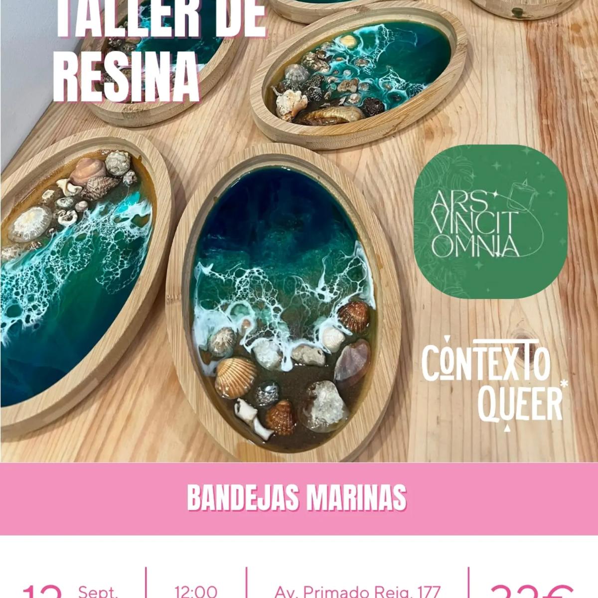 Taller de Resina - Bandejas Marinas