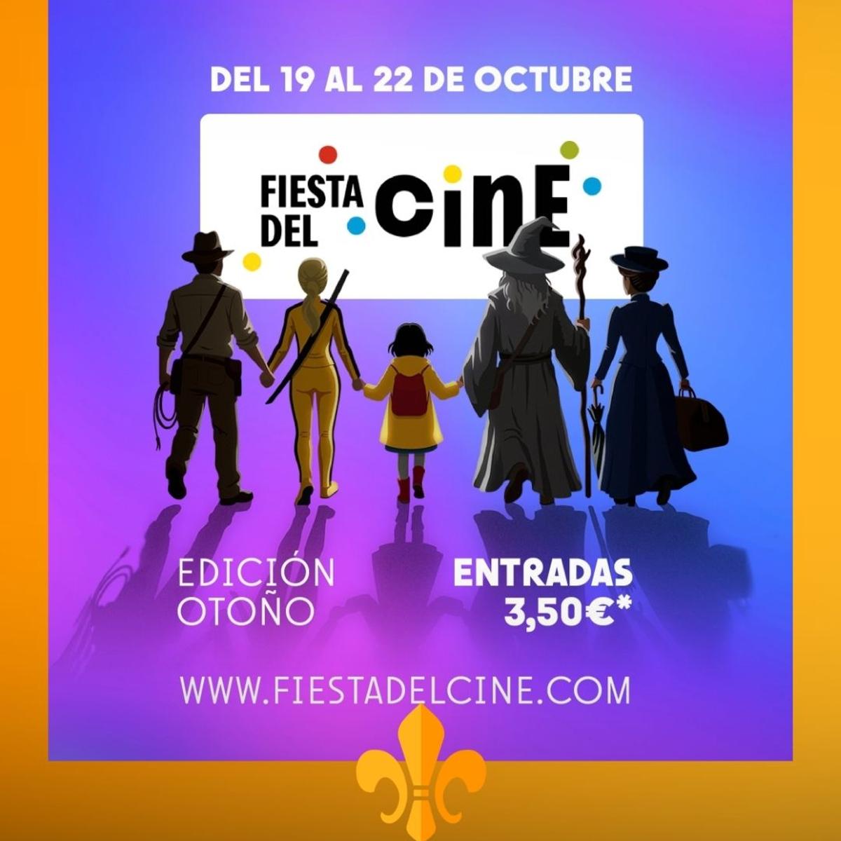 Fiesta del Cine: del 19 al 22 de octubre