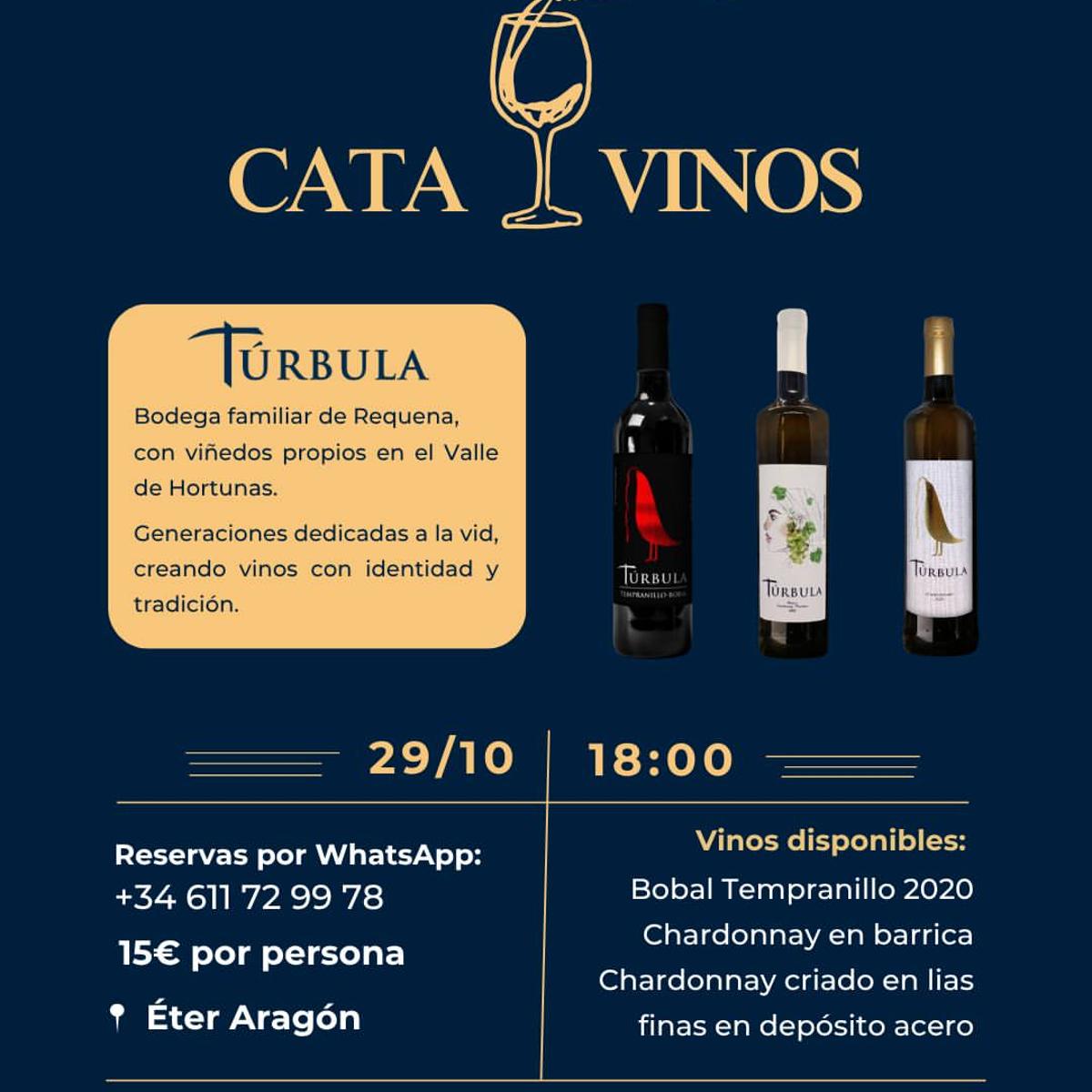 Cata de vino - Bodegas Túrbula