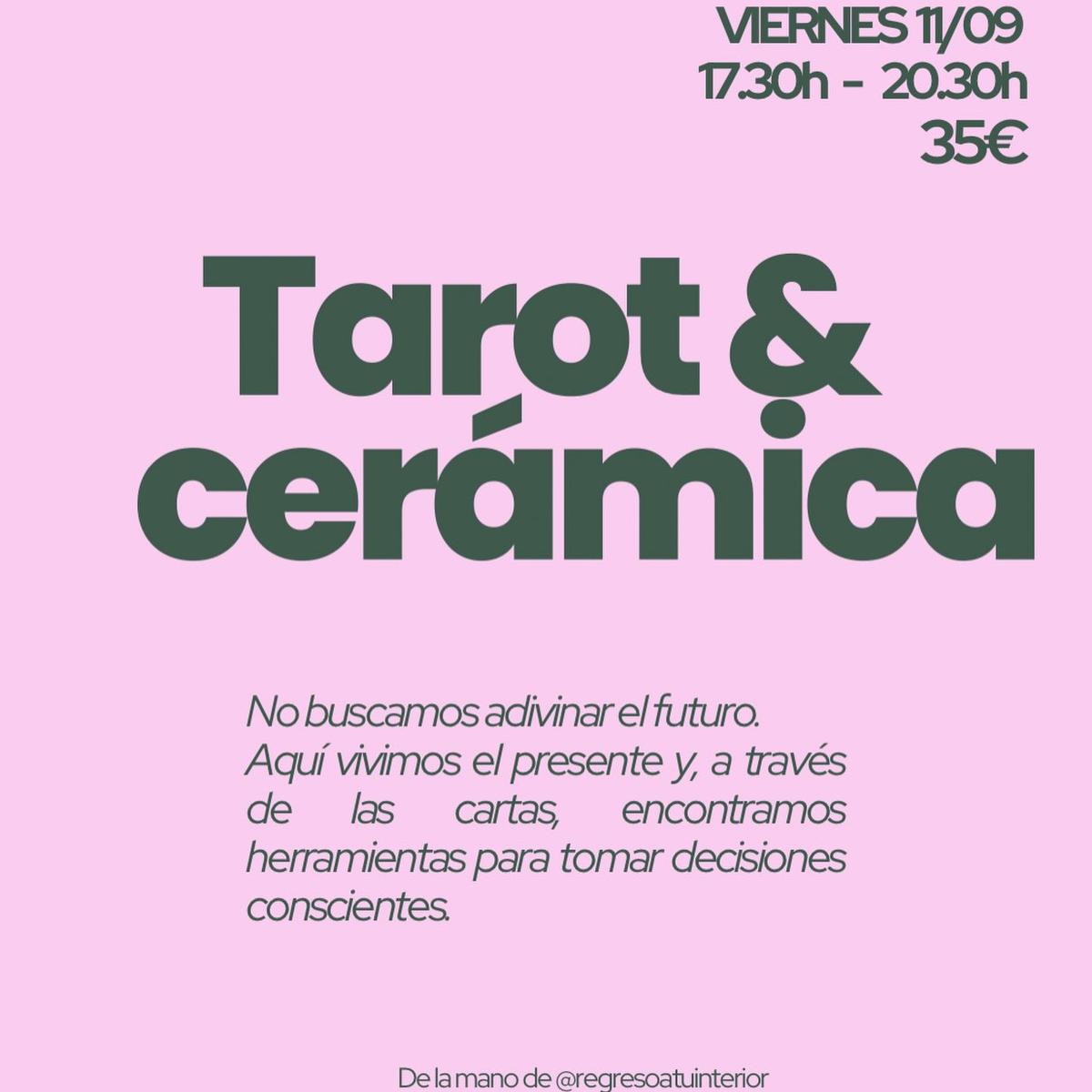 TAROT & CERÁMICA 🧚🏼🔮