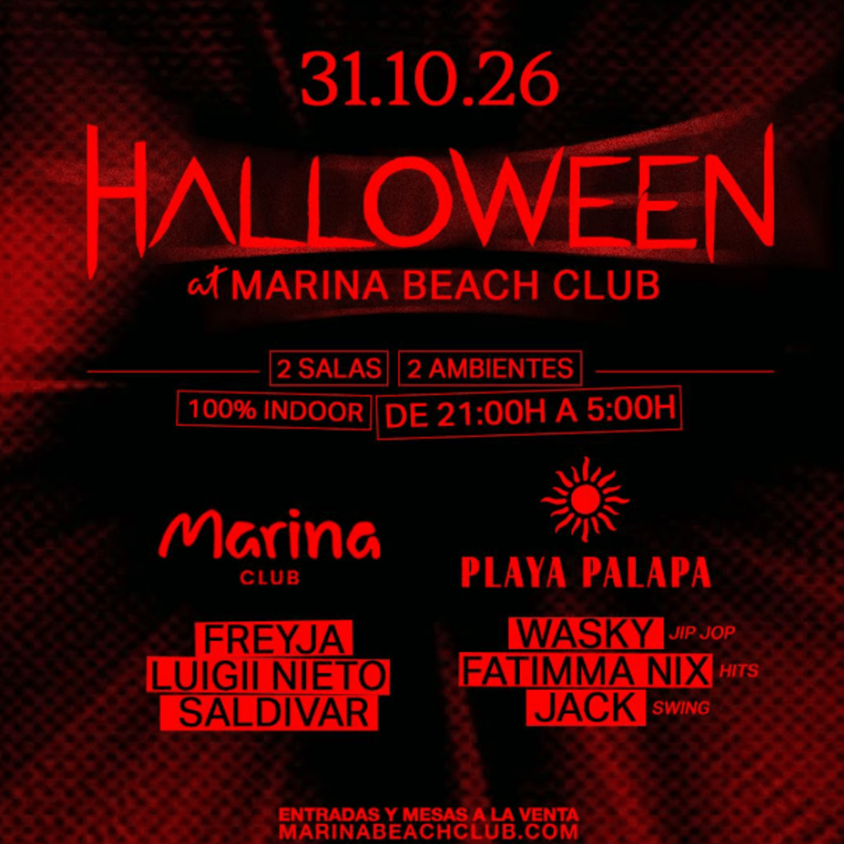 Halloween en Marina Beach