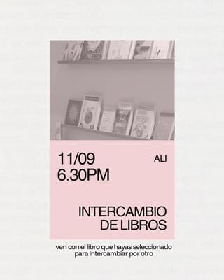 Intercambio de libros
