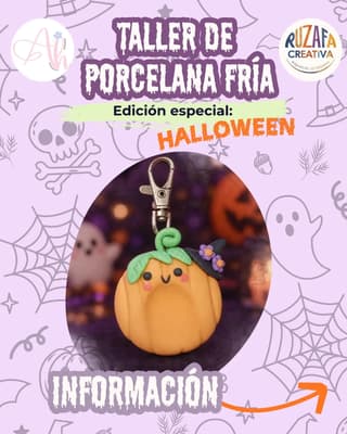 Taller porcelana fría: Especial Halloween 🎃