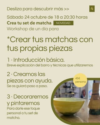 Workshop: Crea tu set de matcha